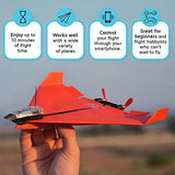 Avión de papel controlado por smartphone